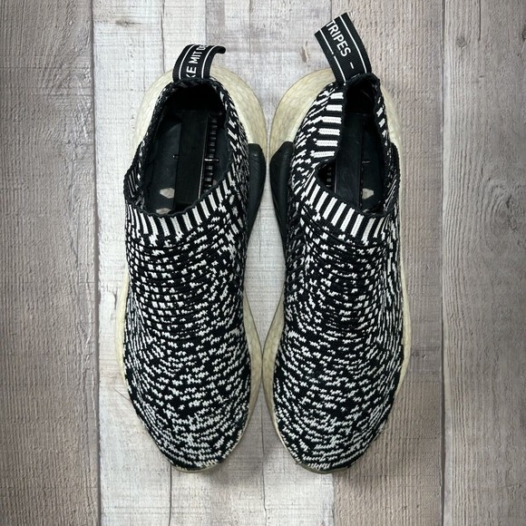 Adidas NMD CS2 Primeknit Zebra Sashiko Men\'s Running Shoes Black Size 7.5 BY3012 main image 13